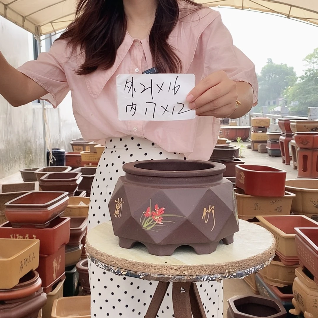 紫砂花盆紫砂花盆