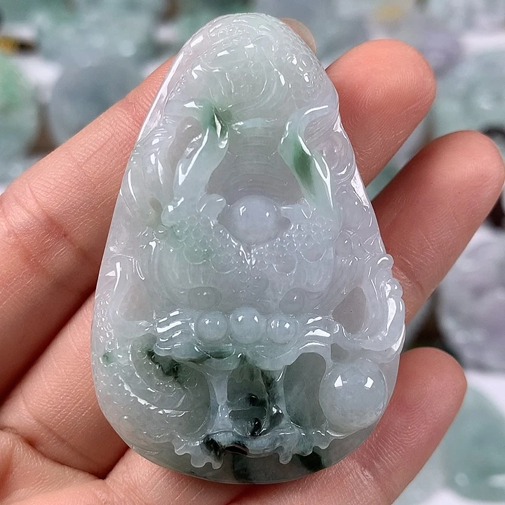 颈饰未镶嵌翡翠随形龙行天下福利卡10+