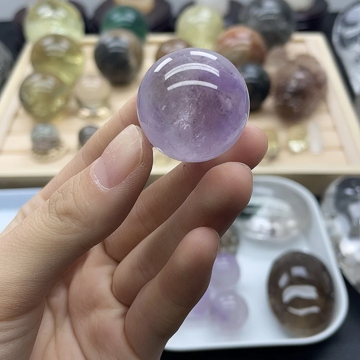 未镶嵌发晶珠宝半成品315水晶