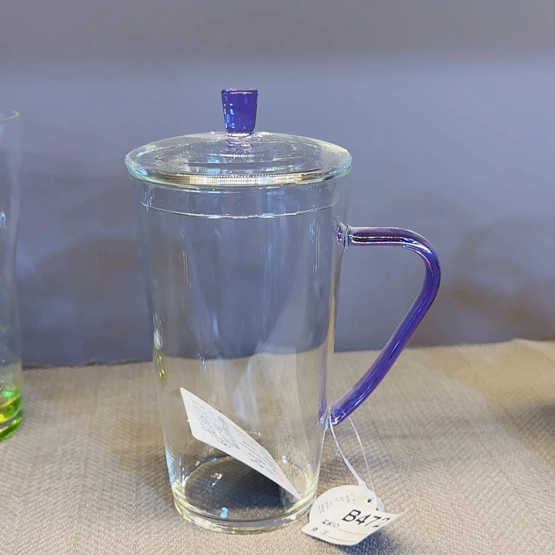 472号紫色办公杯一个