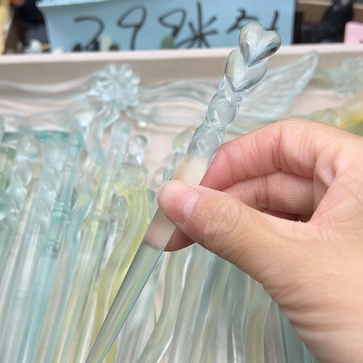 蛇纹石玉未镶嵌发饰