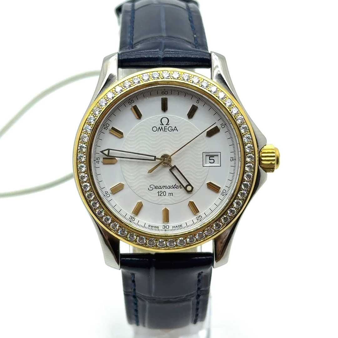 95新 Omega/欧米茄 海马/石英腕表/后钻/70445/36盘