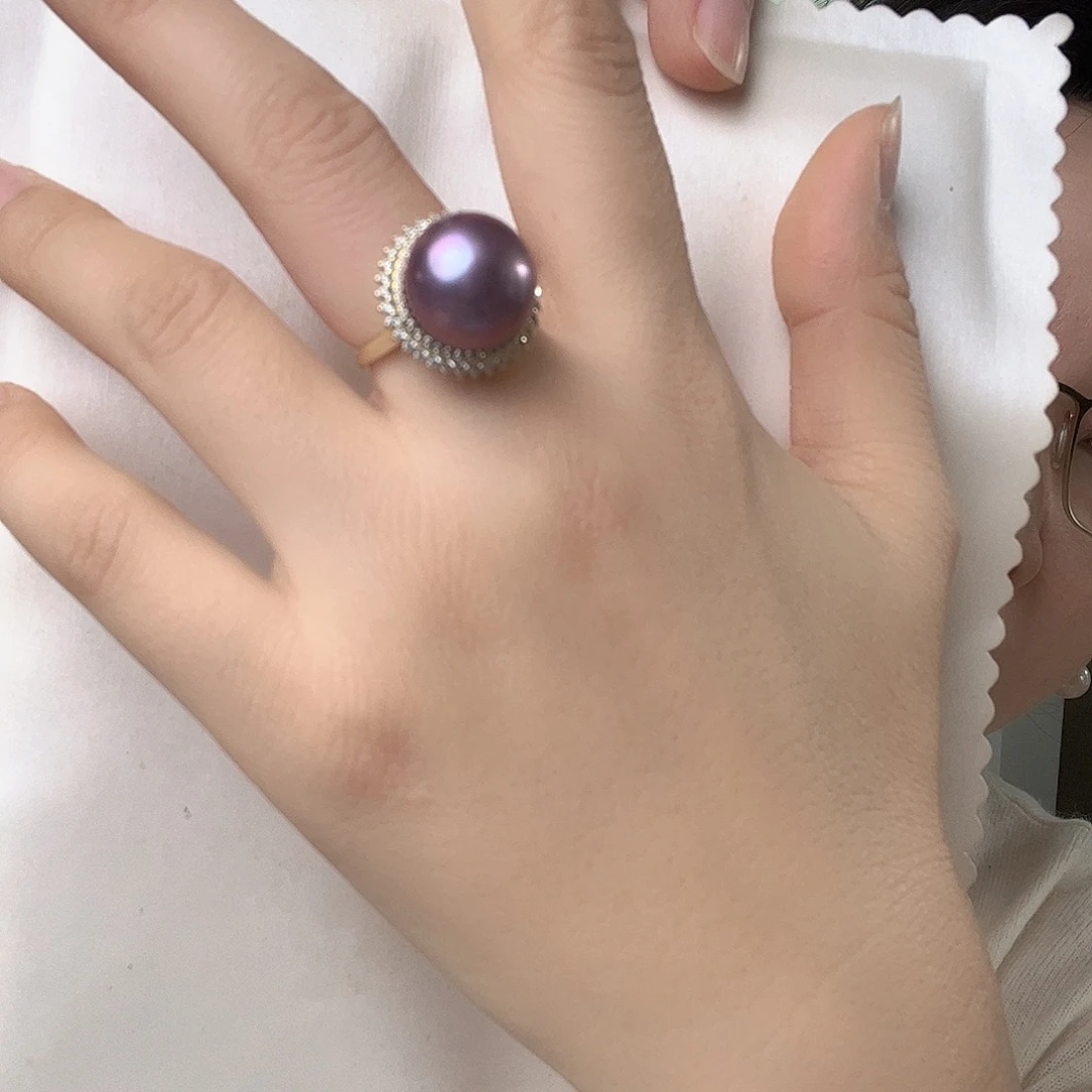 未镶嵌淡水珍珠戒指