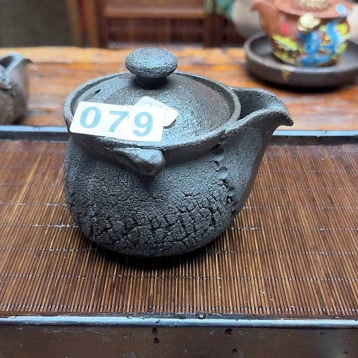 纯手工制作粗陶茶具