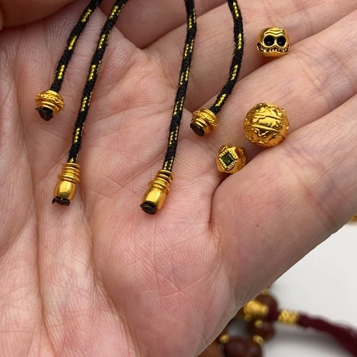 兮***雨足银玻璃5mm圆珠配饰套装