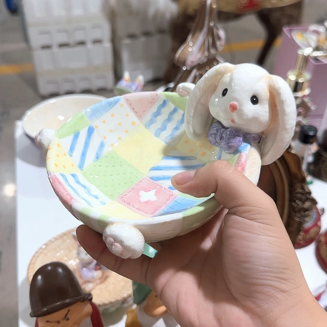 周***猫瓷片中古老货默认微瑕