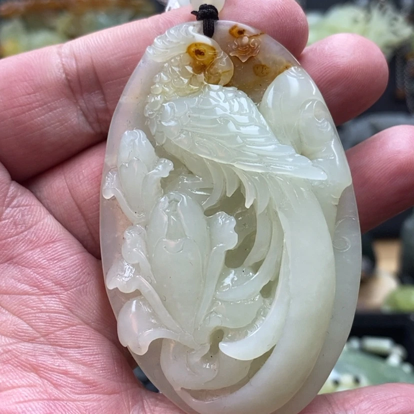 【闪购商品】蛇纹石玉吊坠未镶嵌