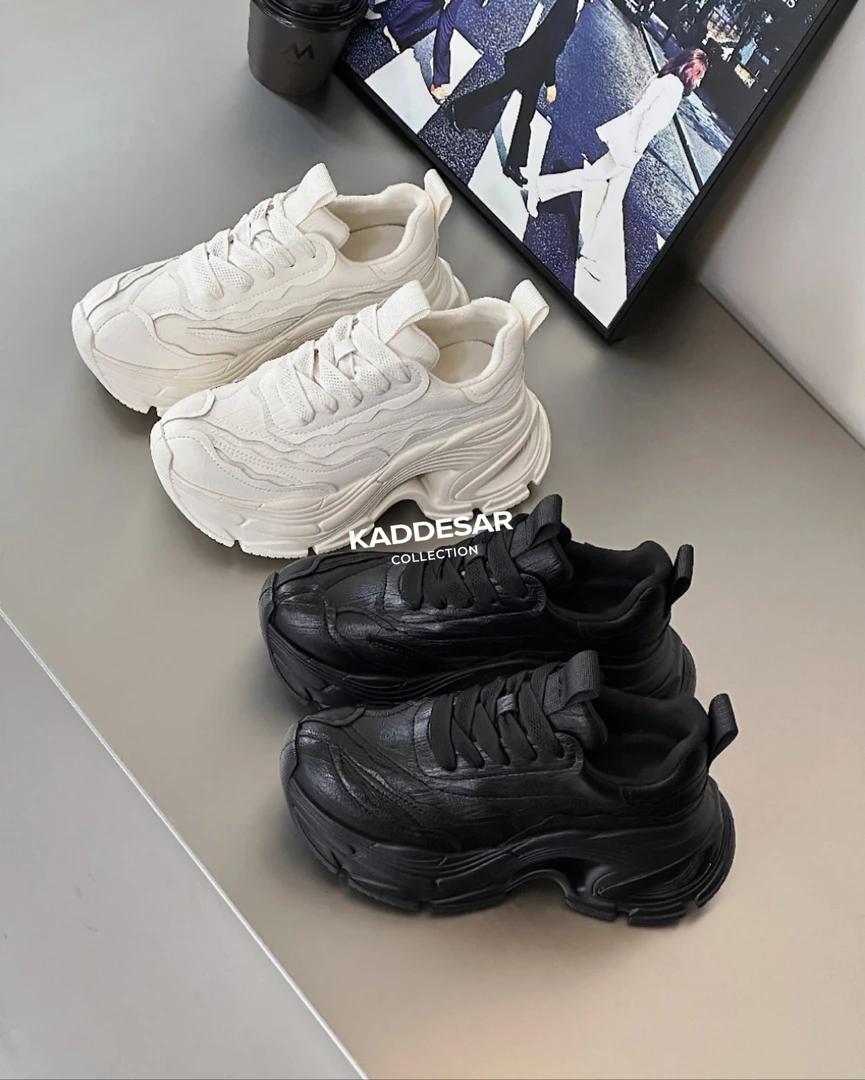 卡迪莎2025厚底增高老爹鞋