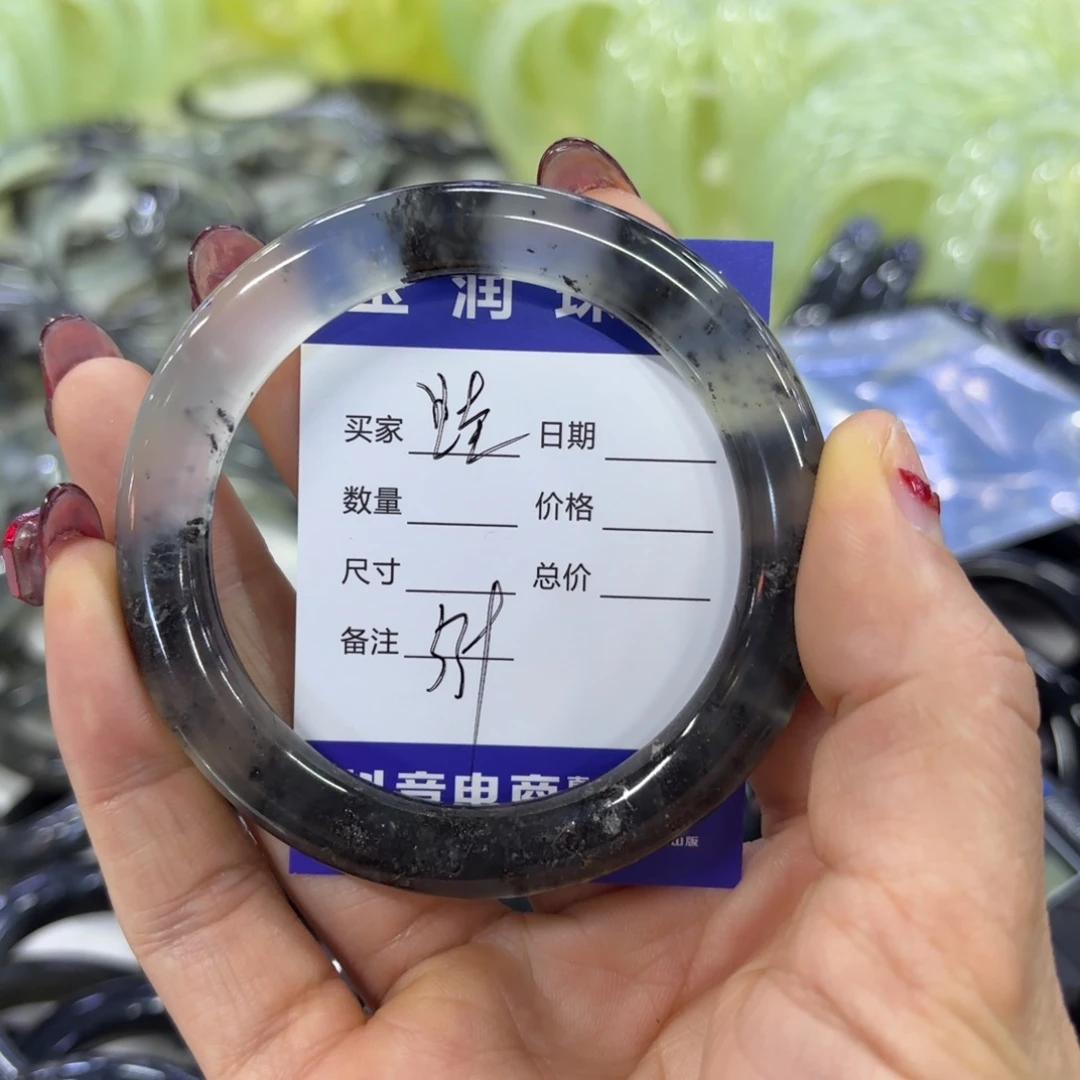 蛇纹石玉手镯未镶嵌蛙***计