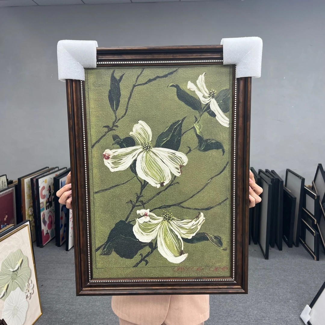 中式小清新轻奢欧式客厅大幅艺术风景装饰挂画5070