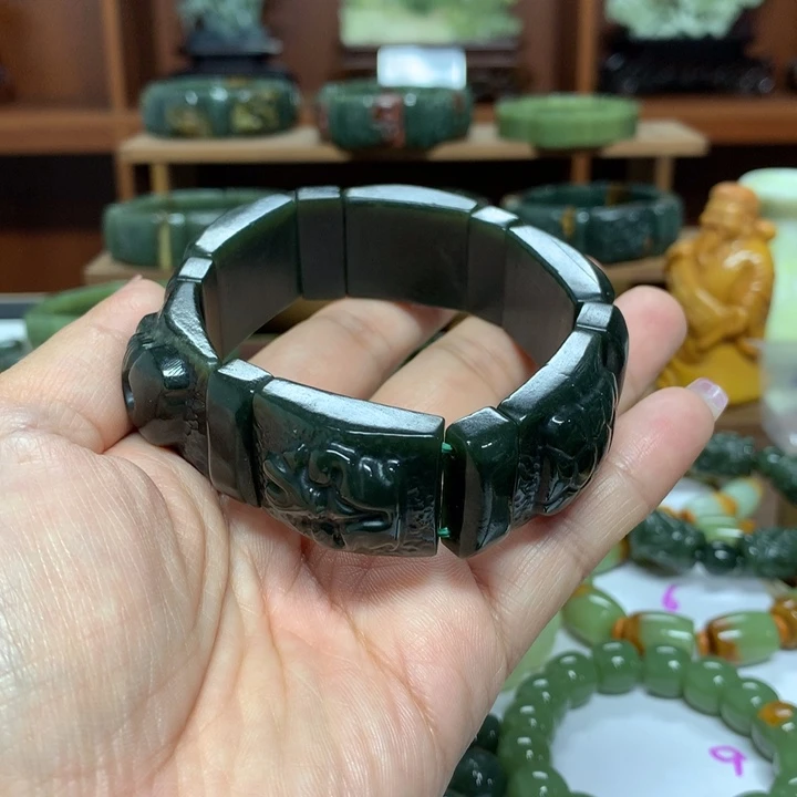 胜***产岫岩河磨玉（透闪石质玉）未镶嵌珠宝奇石