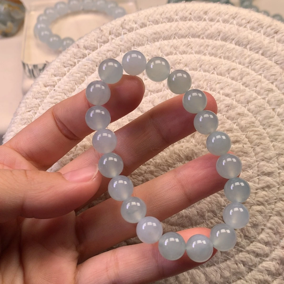 翡翠未镶嵌颈饰天然翡翠卡9手串定金