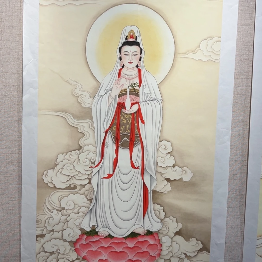 *****国画李老师白衣观音