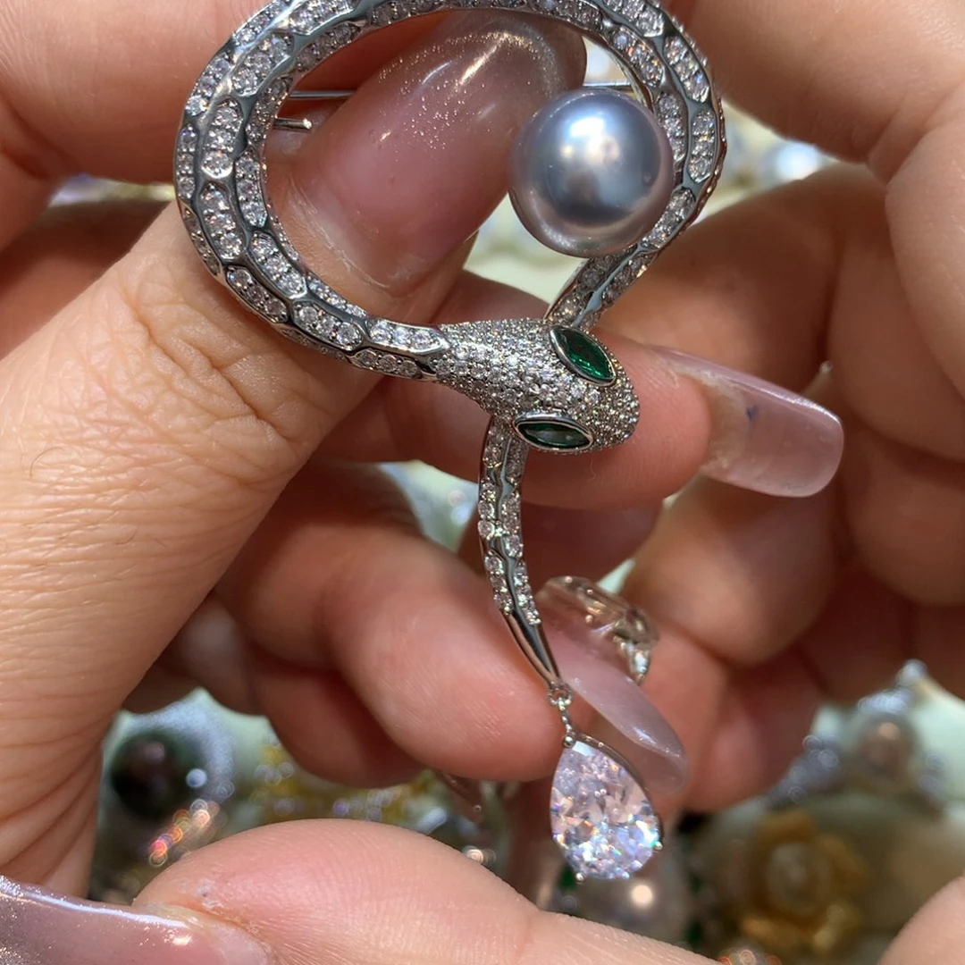 海水珍珠胸饰未镶嵌