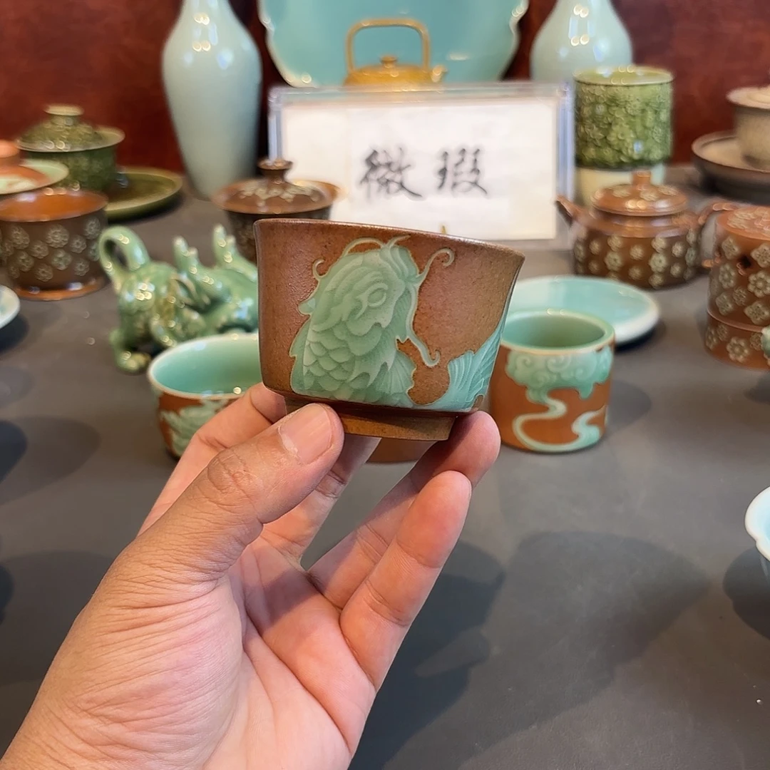 瓷片龙泉青瓷福利青瓷