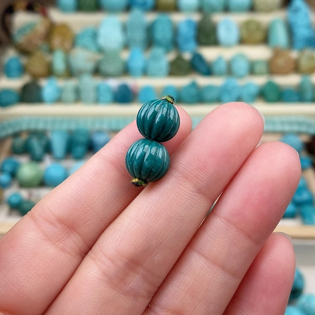 未镶嵌绿松石珠宝奇石9