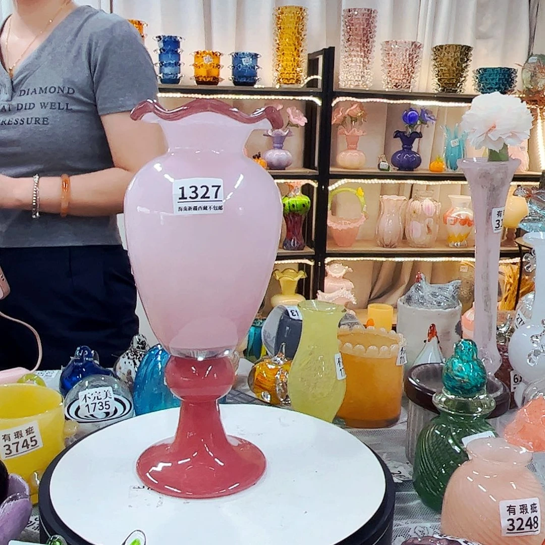 1327 家悦琉璃花瓶摆件