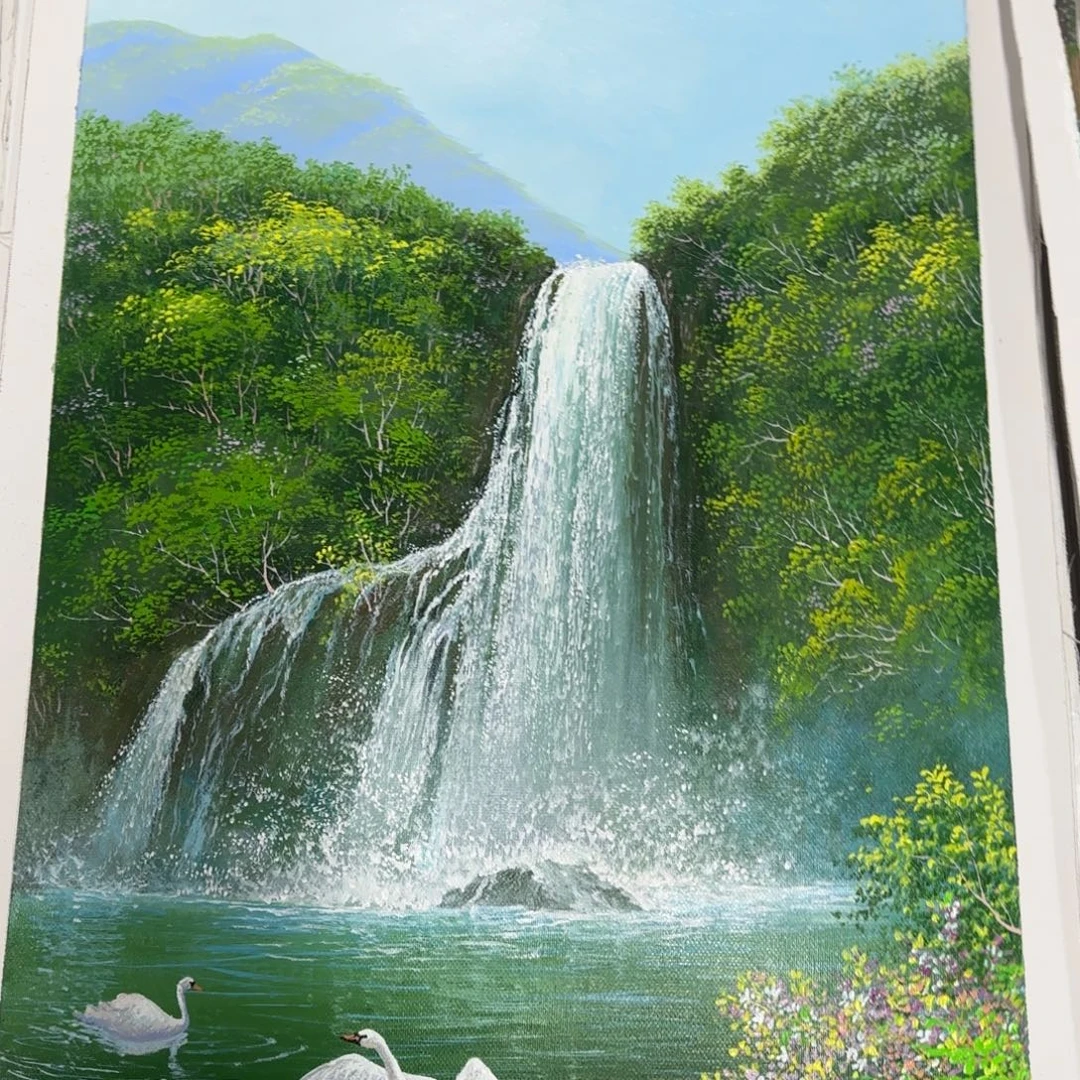 油画加油加油努力加油加油