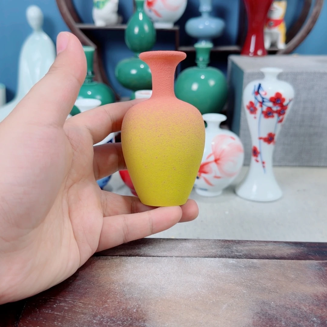 陶瓷手工小花器摆件