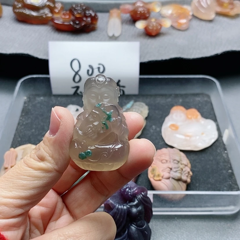 【闪购商品】未镶嵌吊坠定制玛瑙