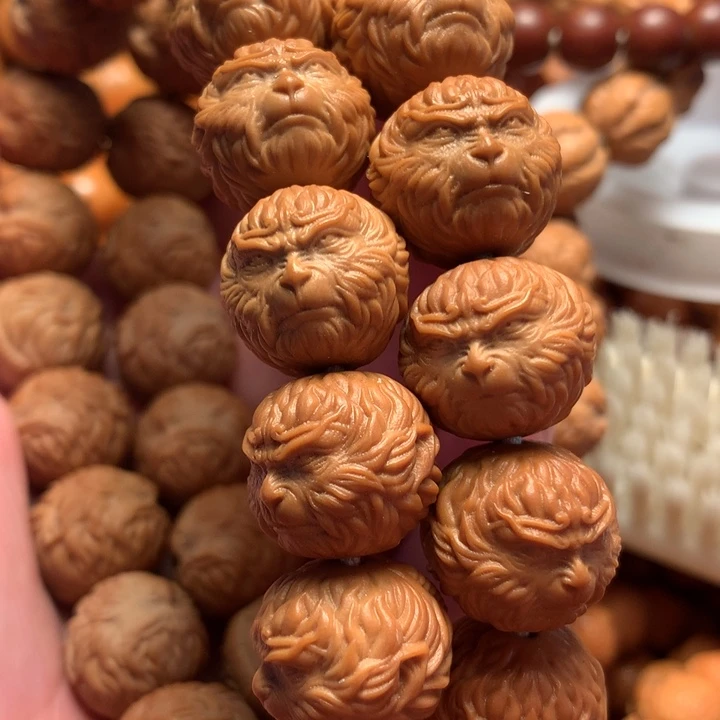 【闪购商品】猴头核桃吊坠幸****8悟空