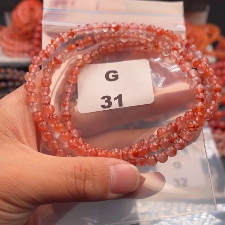 南红玛瑙未镶嵌多样性发货默认微瑕称重5mm