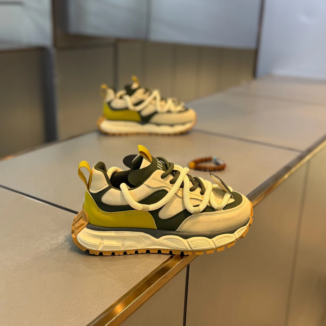 男鞋低帮鞋鞋子秋季新款痞帅鞋时尚拼色休闲鞋高级感网红同款男士