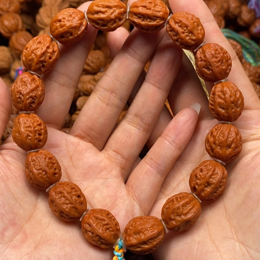 桃核手串小京八棱