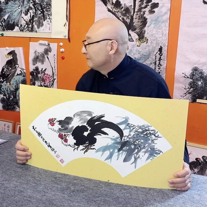 国画张圣敏先生纯手绘作品