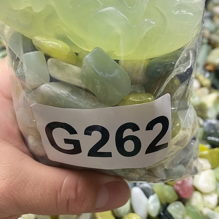 岫玉鱼缸石未镶嵌