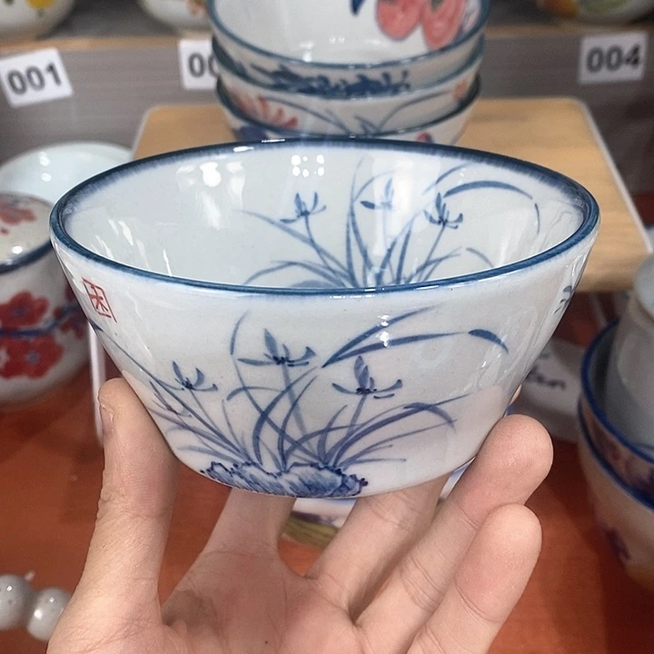 禾泥陶器高温釉下彩手工手绘陶瓷