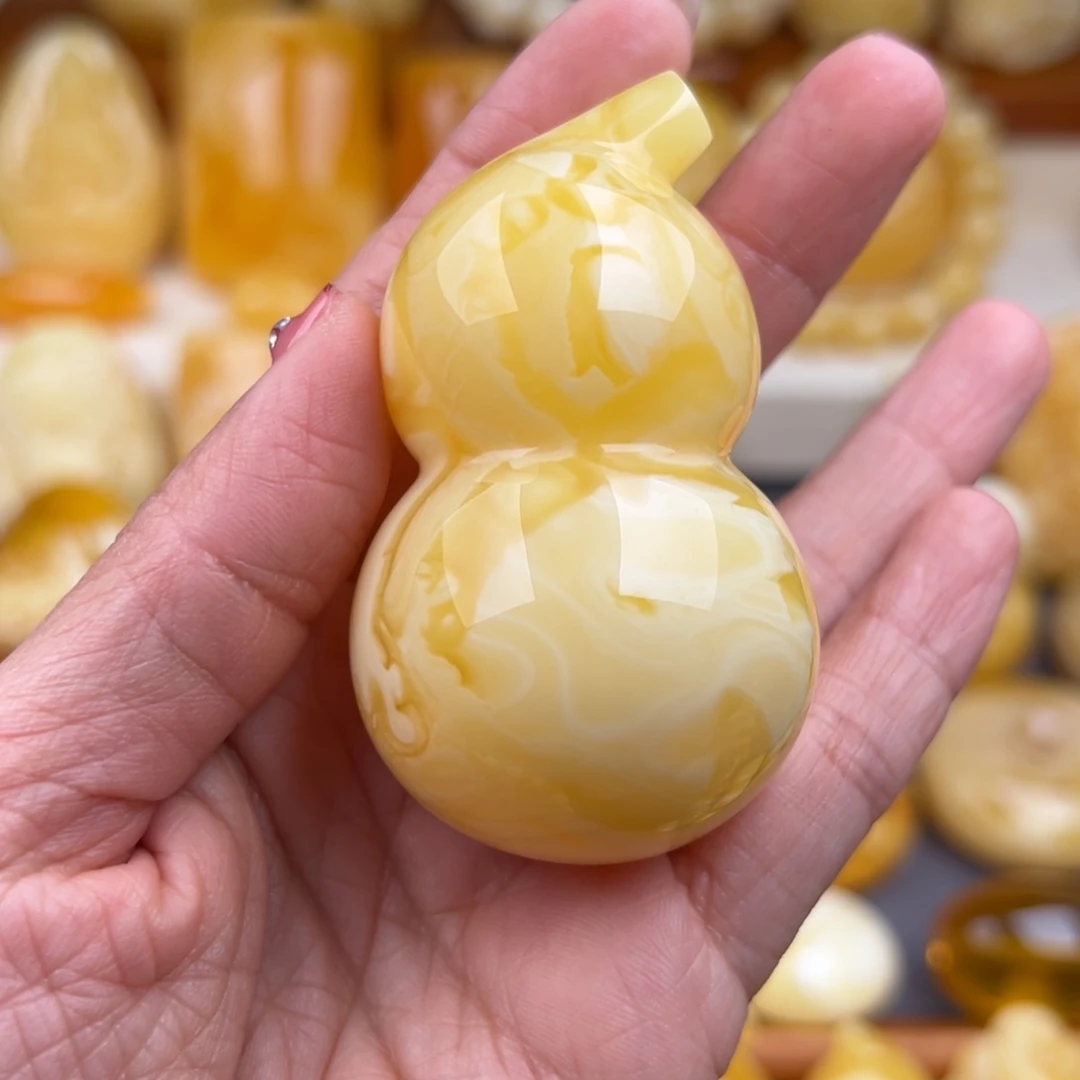 琥珀裸石未镶嵌醉*烟纯天然琥珀蜜蜡无优化