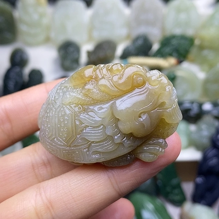 颈饰未镶嵌和田玉長*怪