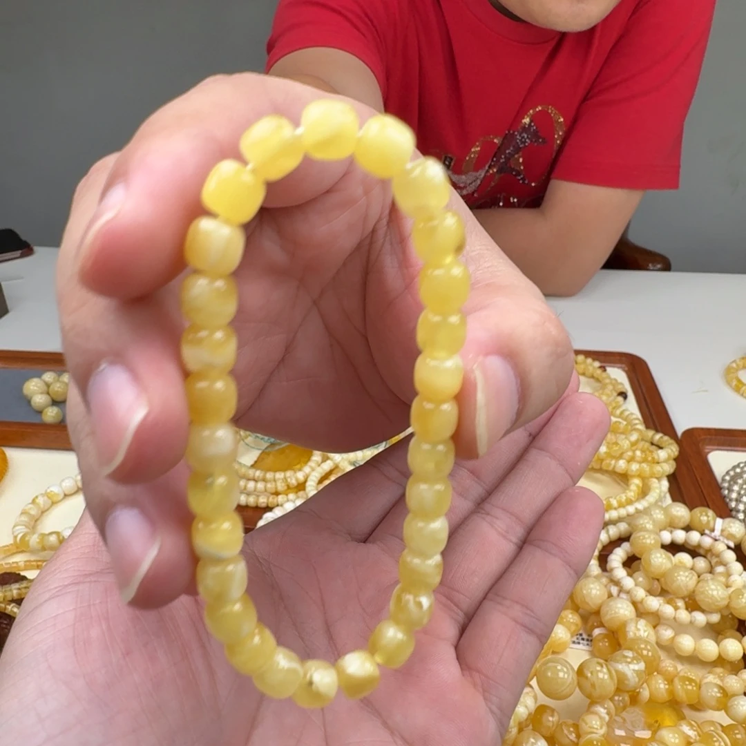 手链琥珀未镶嵌7mm
