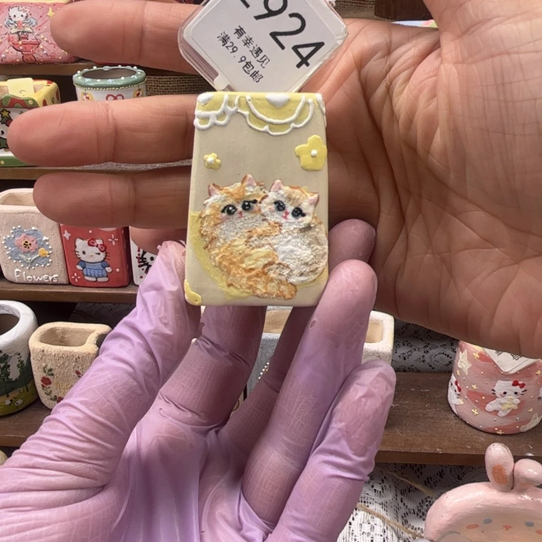 R***.924高方花盆手绘花盆