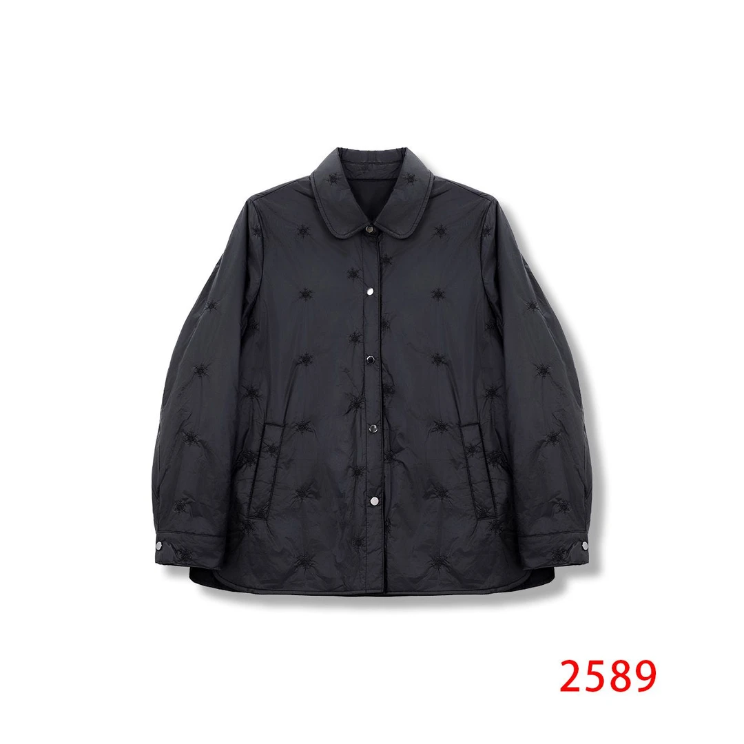 【果缎梅姐专属】双色新款圆领棉服  2589