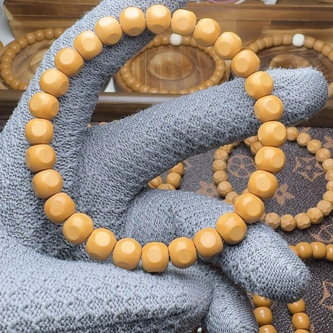 猴头核桃手串镜面六方8mm