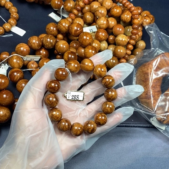 木质非金属火琉璃手串1.6