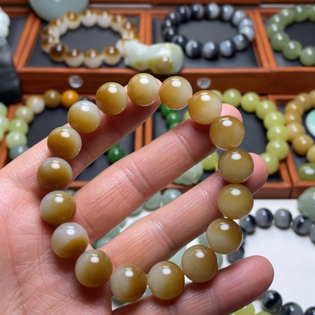 和田玉未镶嵌手串