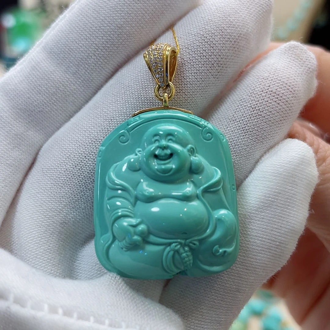 绿松石珠宝奇石未镶嵌