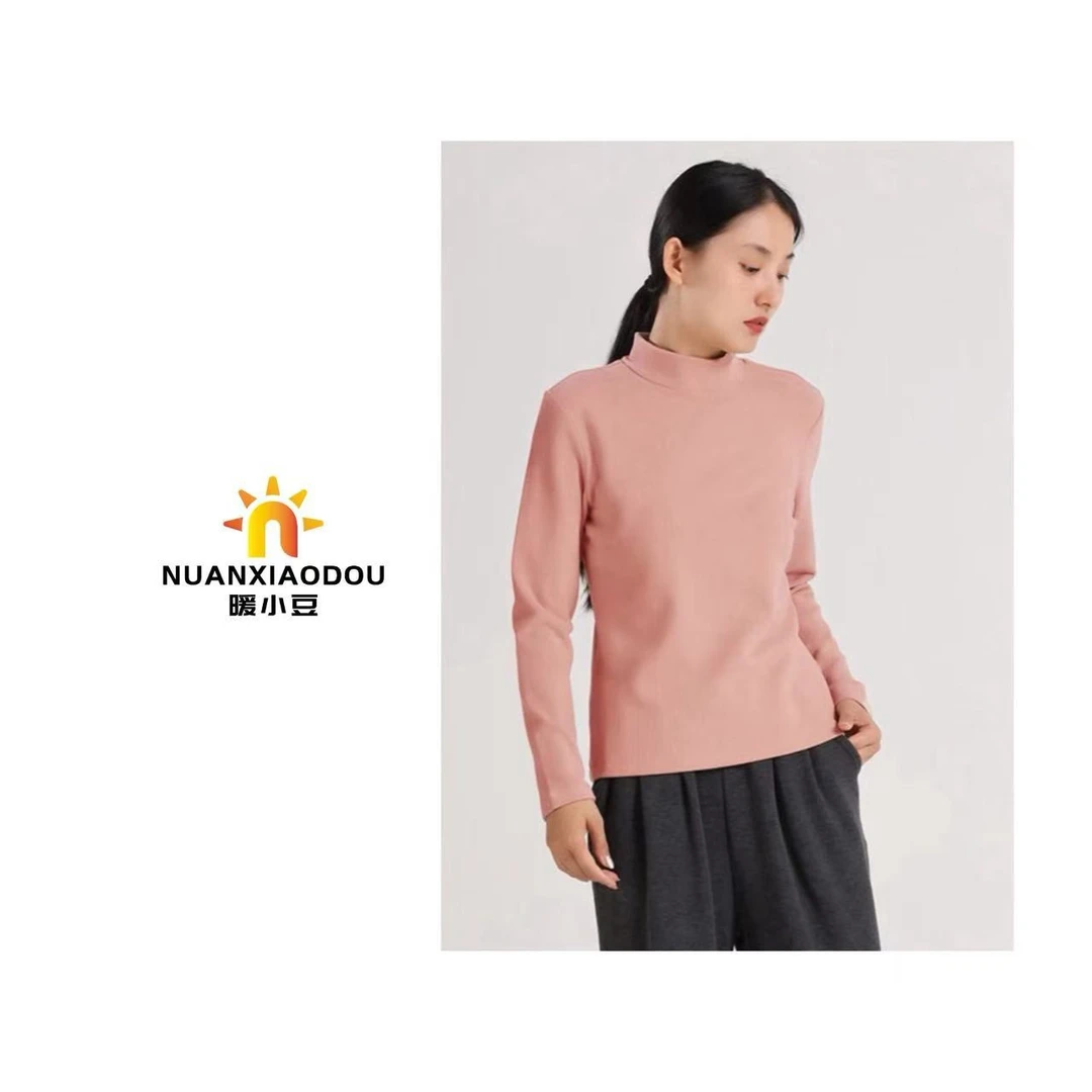 暖小豆「女士特厚-半高领德绒」冬甄选保暖打底衣7211