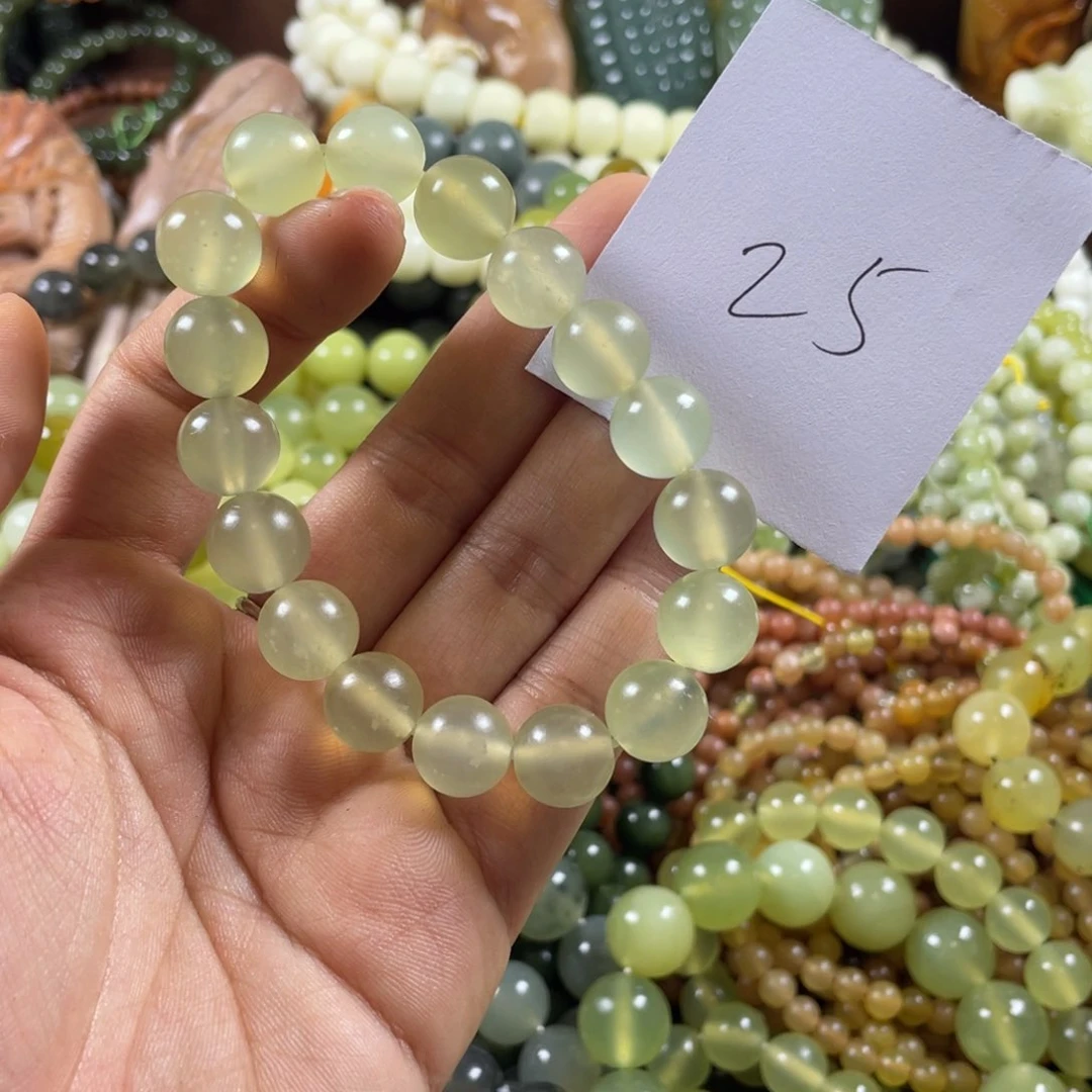 未镶嵌蛇纹石玉手串