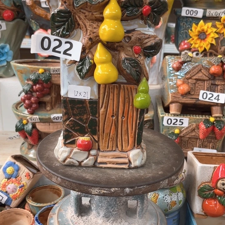 紫砂花盆粗陶材质多肉花盆