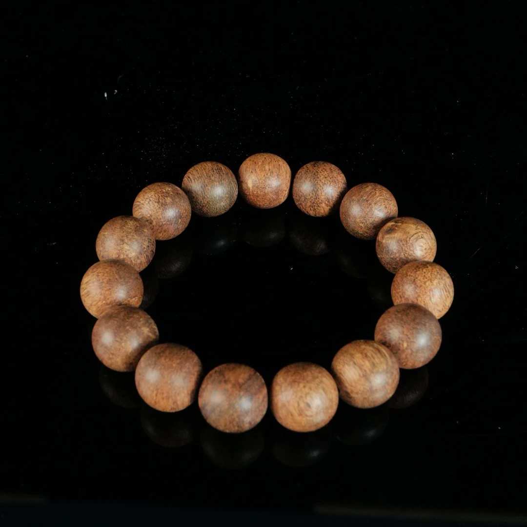 B5639 越南富国岛红油9分沉手串 1.46cm 21.1g