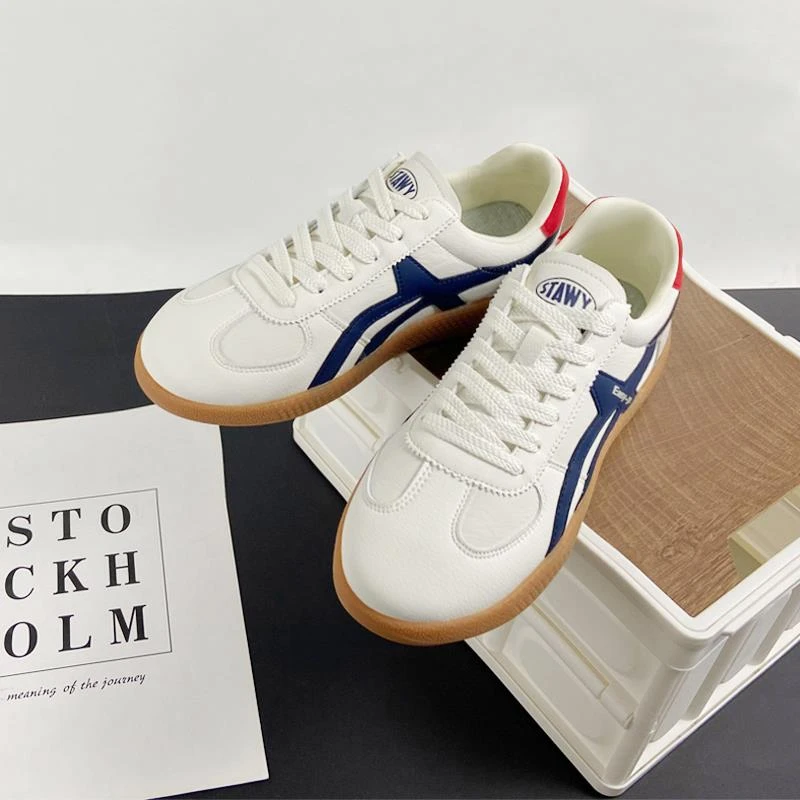 德训鞋男款2025新款运动男生阿甘鞋秋季男士休闲透气潮板鞋子男鞋