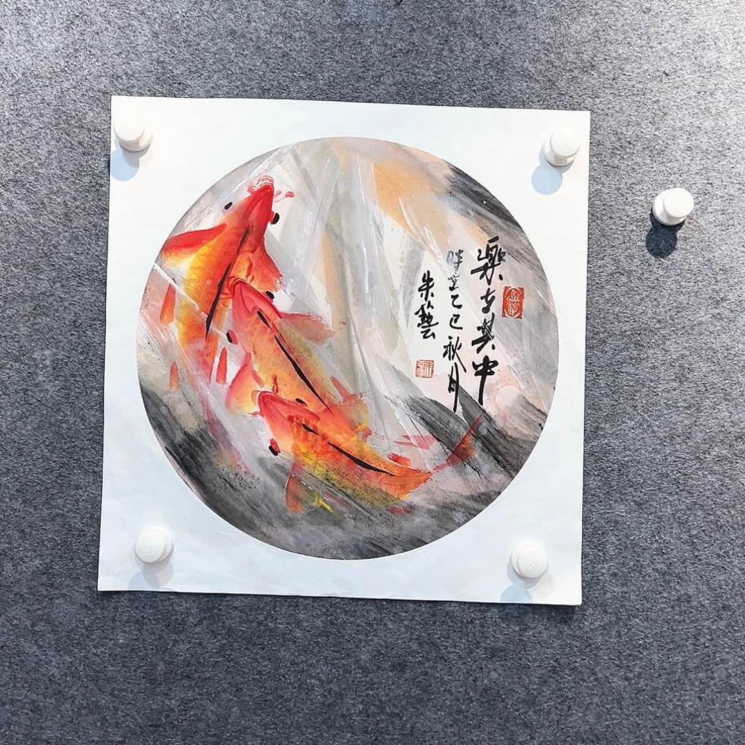 国画纯手绘系列画心