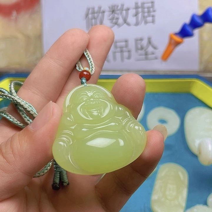 鸭蛋青佛公45x45所见即所得