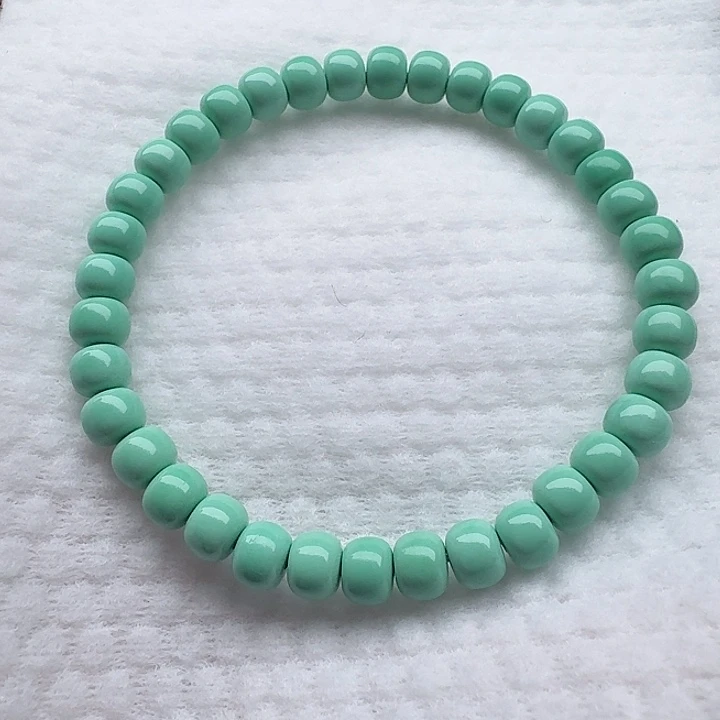 尺寸：6/5左右绿老型珠单圈