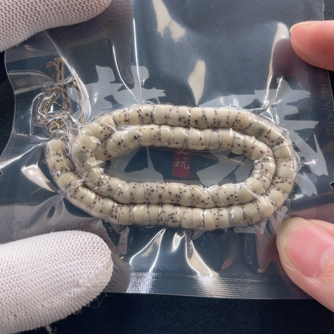 手串星月菩提6×4厚切大肠同枝果数星星精抛手持