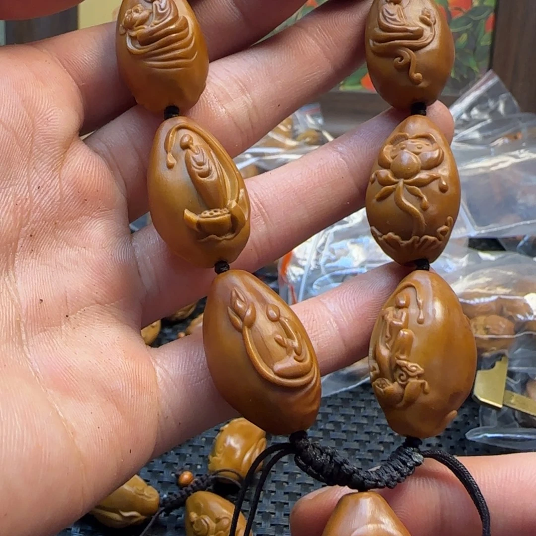 手串/手链橄榄核莲花无相